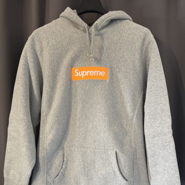 Sweat-shirt à capuche Supreme Box Logo (AH17) Gris