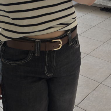 Cintura marrone H&M
