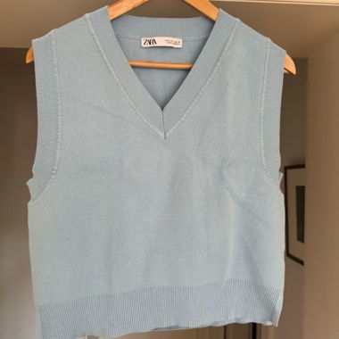 Veste Zara, bleu clair