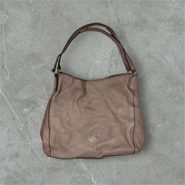 beautiful vintage coach bag brown leather