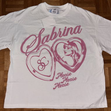 T-shirt oversize Sabrina Carpenter - taglia M