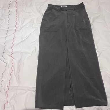 Grey office skirt 