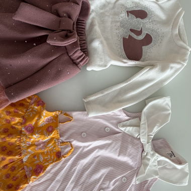 Girls dress and skirt set