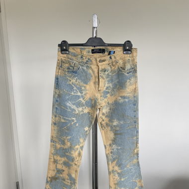 Casta & Puro Vintage Bleach Wash Jeans