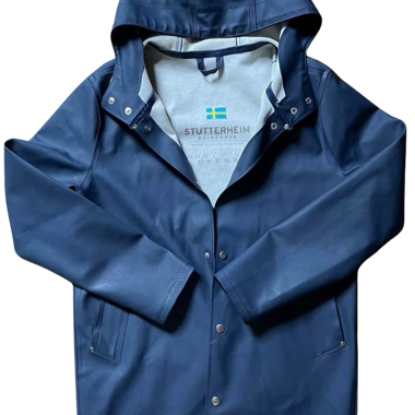 Stutterheim-Blaues Regenmantel