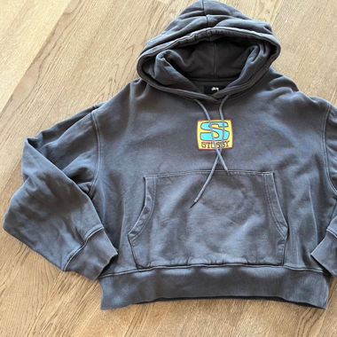 Hoodie von Stüssy, cropped, Gr. S
