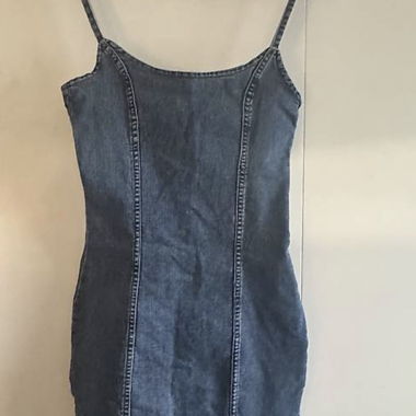Robe salopette en jean