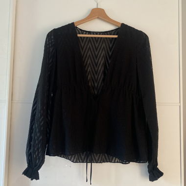 Black Lace Blouse