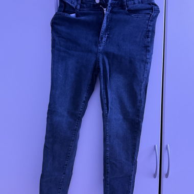 Schwarze Skinny Jeans