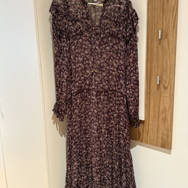 Zara Blumen Midi-Kleid
