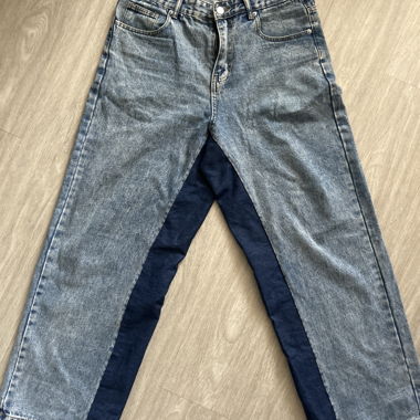 Pantalon en jean double