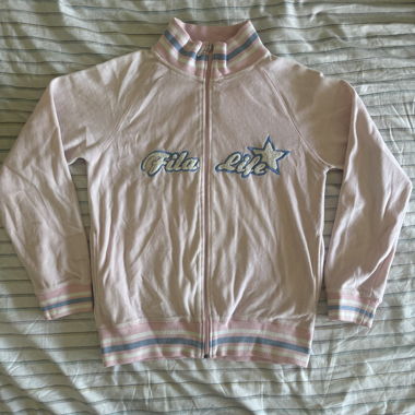 Giacca zip FILA rosa - M