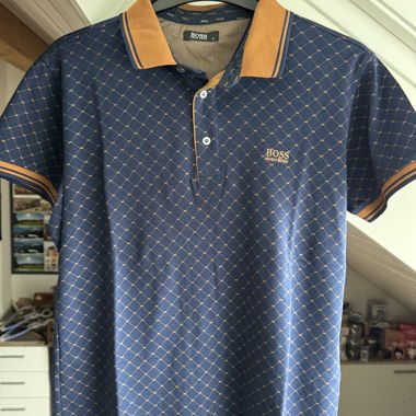 Polo Hugo Boss blu taglia L