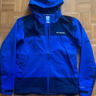 Giacca outdoor Columbia con cappuccio blu