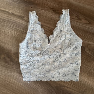 Top bustier en dentelle