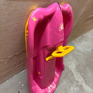 Sleigh pour enfants rose
