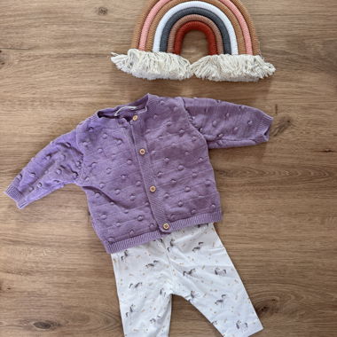 Kids set with cardigan and pants