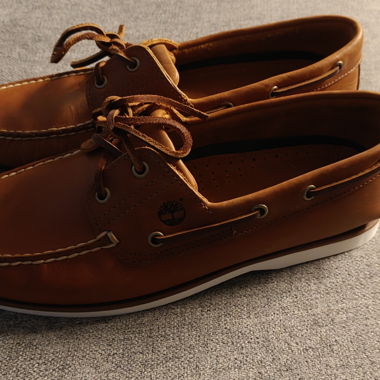 Chaussures bateau en cuir TIMBERLAND 