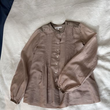 Chemisier Maje taupe