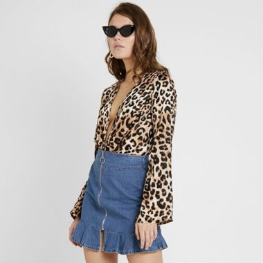Body cache-cœur léopard Missguided