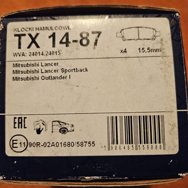 Pastiglie freni MITSUBISHI