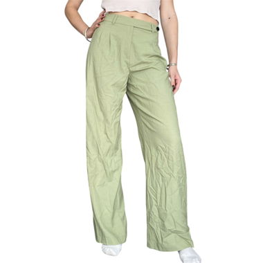 pastel green summer pants