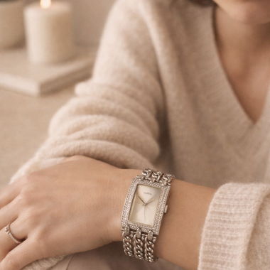Guess Armbanduhr silber mit Strass
