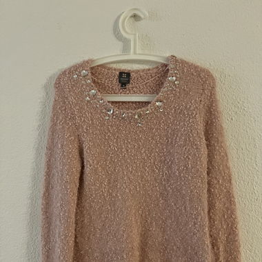 Manor Pullover Rosa mit glitzer Steinchen