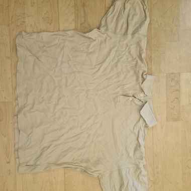 Beige polo shirt size L