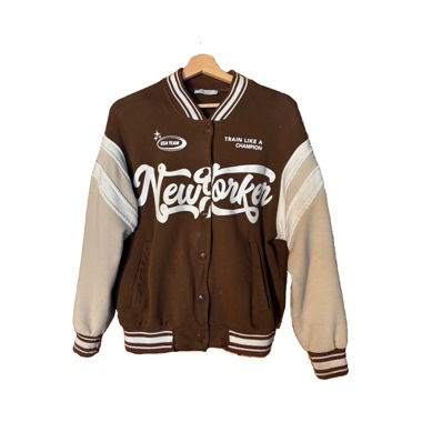 Brown American football jacket 