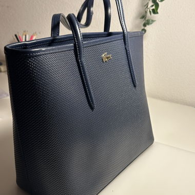 Sac à bandoulière bleu Lacoste