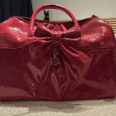 Borsa Carpisa rossa vernice
