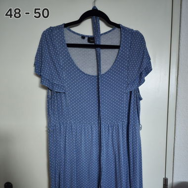 Robe de maternité bleue