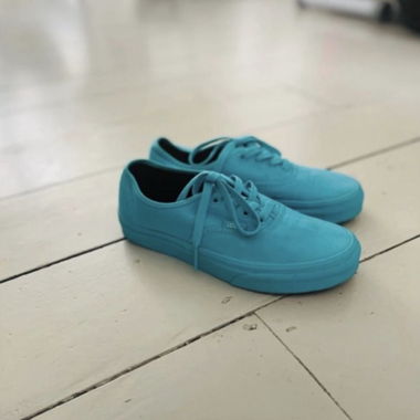 Baskets Vans turquoise édition limitée 