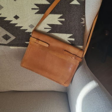 Sac banane en cuir