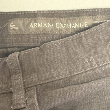 M - Pantalon Armani Exchange noir