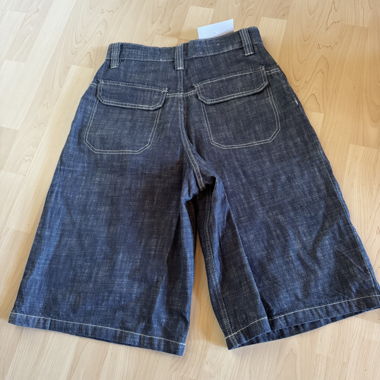 Jorts bleu marine Bershka