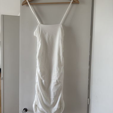 Robe mini blanche