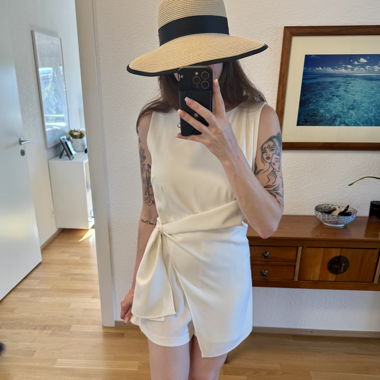 Combishort blanche Lavish Alice