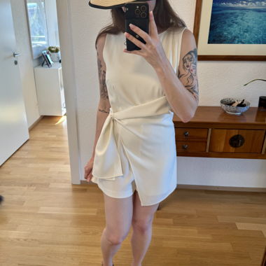 Combishort blanche Lavish Alice