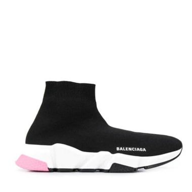 Balenciaga Speed Trainer mid nero rosa chiaro