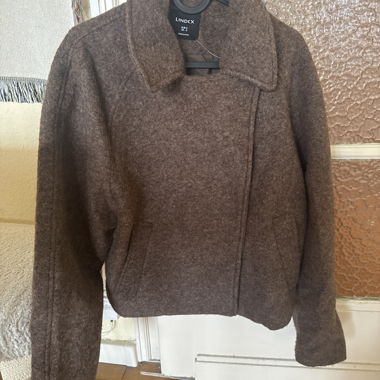Brown recycled wool jacket