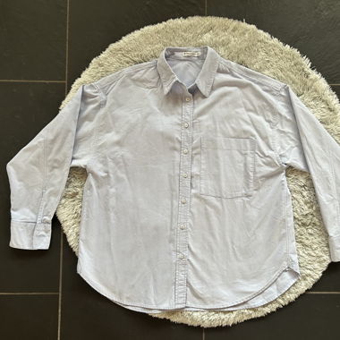 Chemise oversize bleu clair