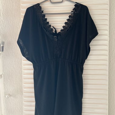Very Short Black Lace Dress