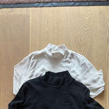 Turtle necks crop top