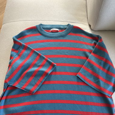 Oversize Strick T-Shirt