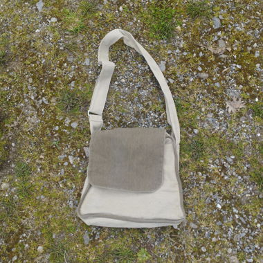 Beige Messenger Bag