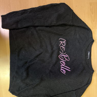 Pull grande taille effet tricot 
