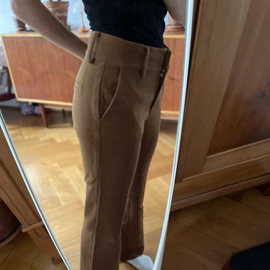 dicke Hose beige