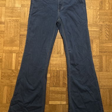 Dark Blue Flared Jeans Size 40
